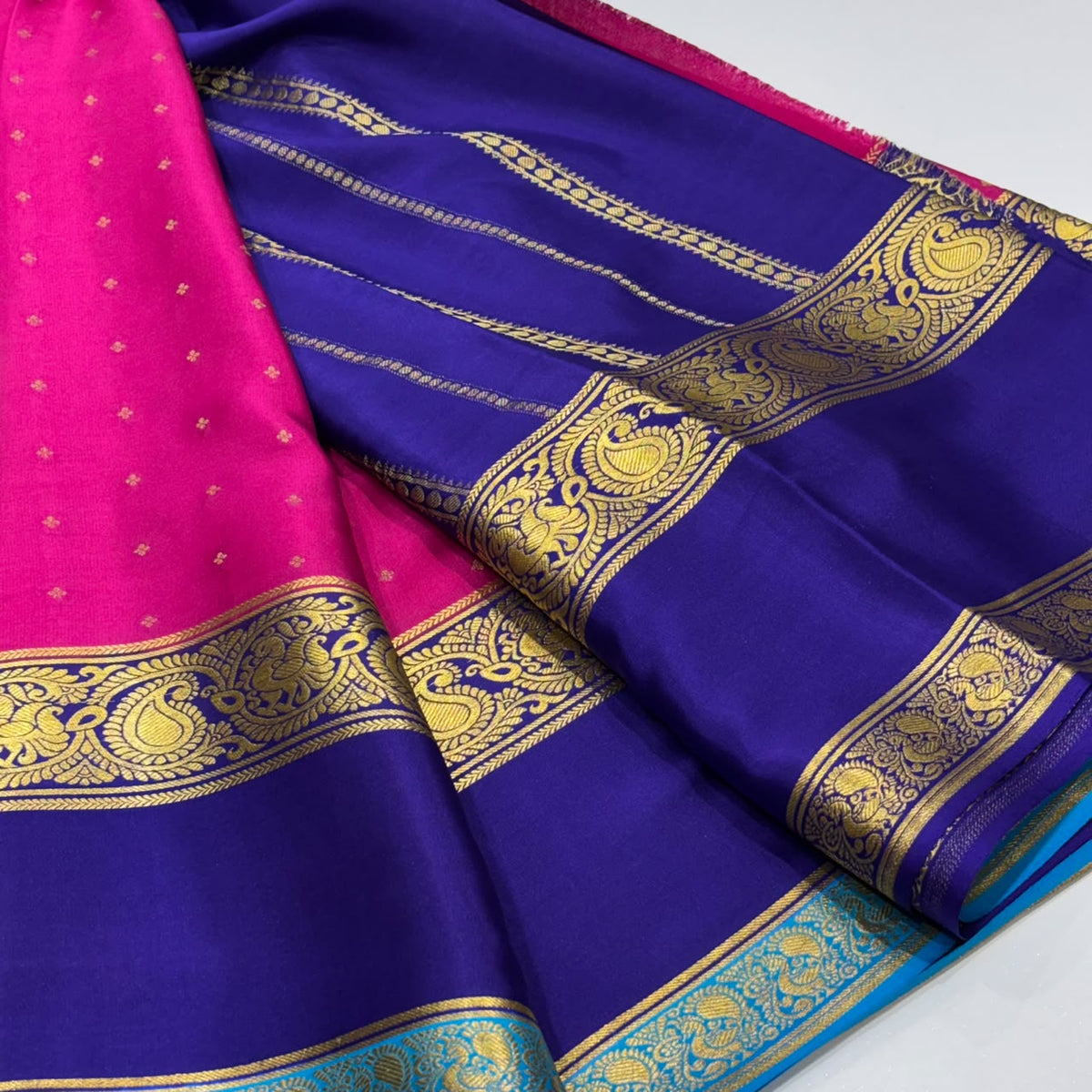 Pure Mysore Crepe Silk Saree