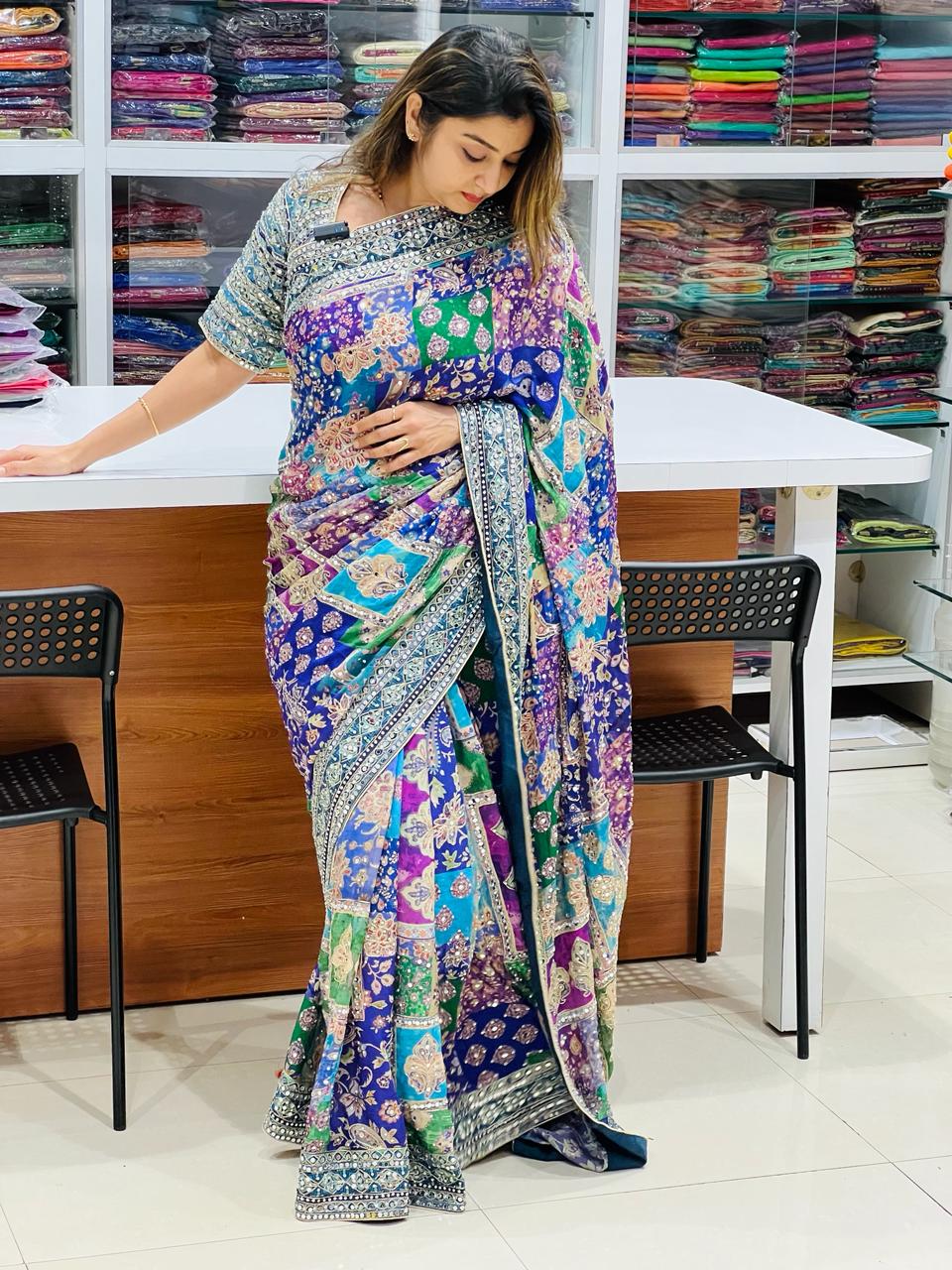 Luxury Party-Wear Designer Saree