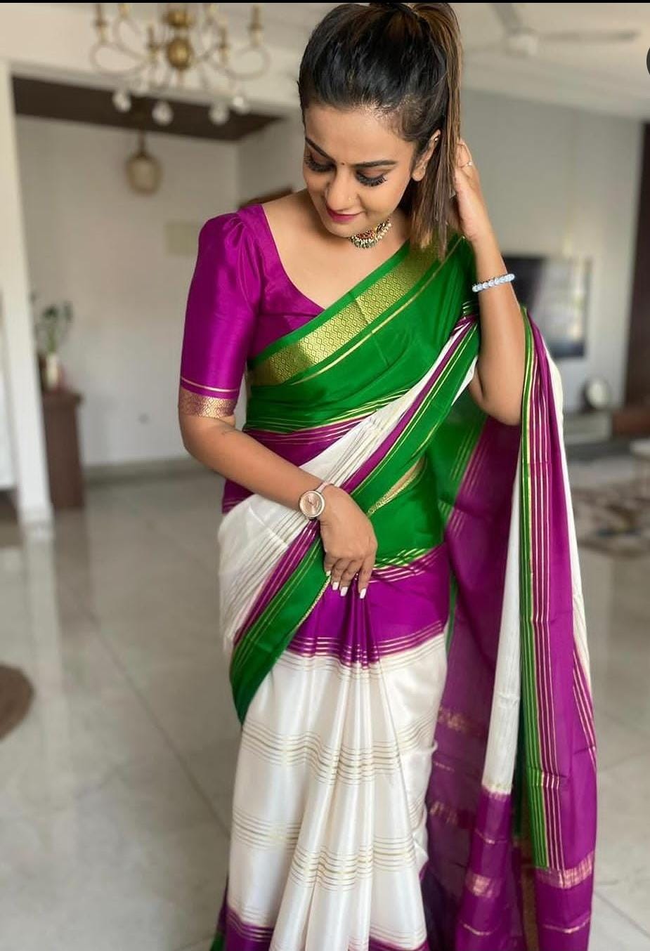 Pure Mysore Silk Saree