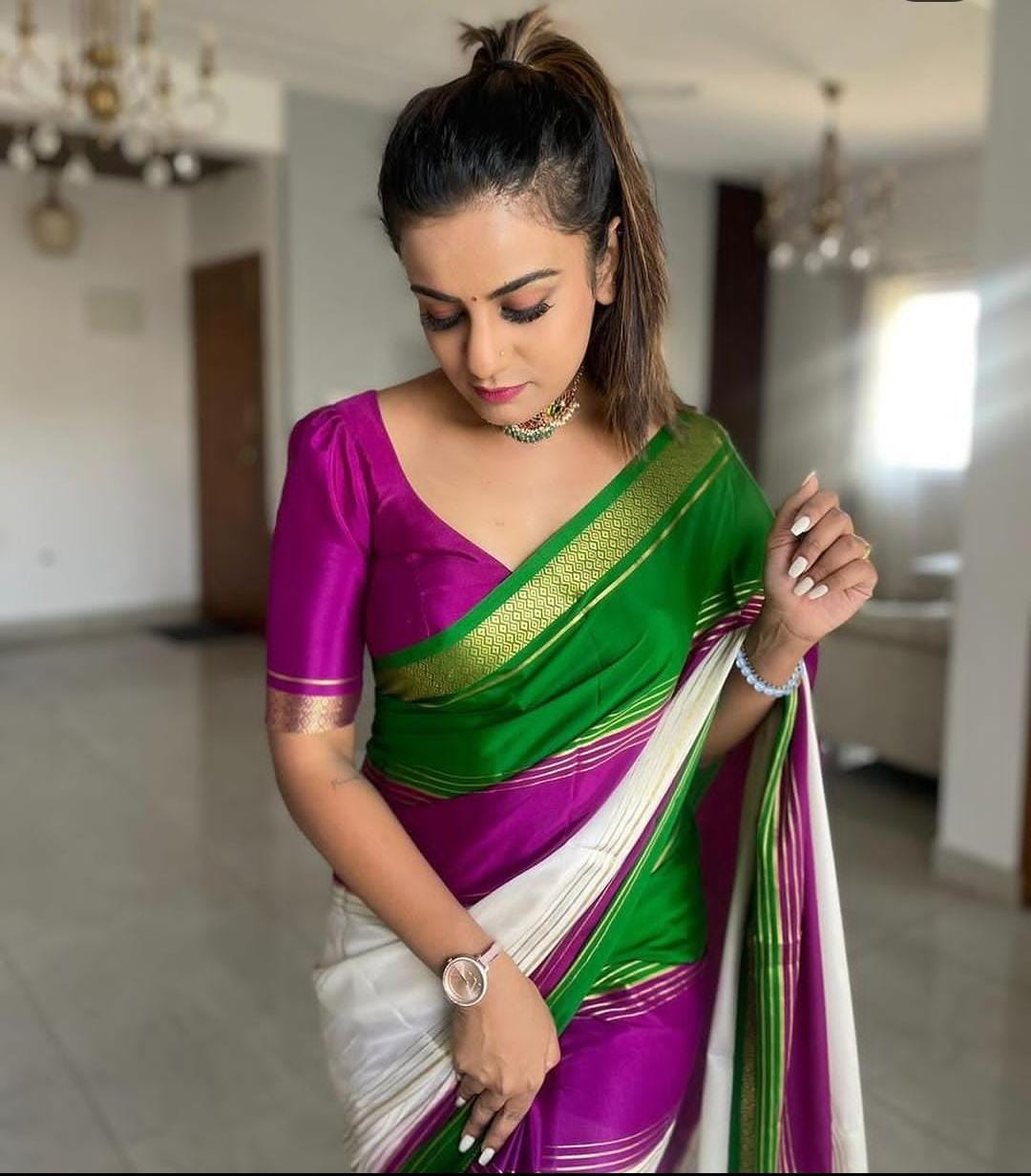 Pure Mysore Silk Saree | 110 grams | KSIC grade