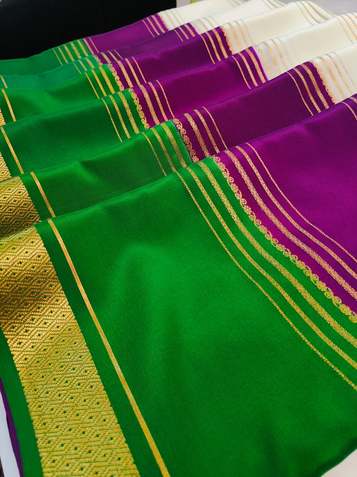 Pure Mysore Silk Saree | 110 grams | KSIC grade