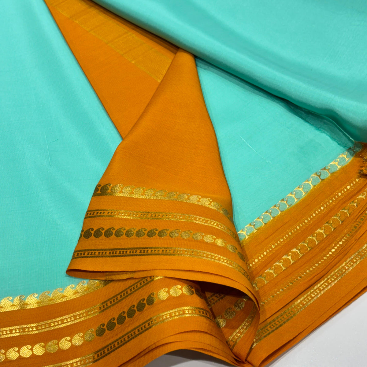 Pure Mysore Crepe Silk Saree