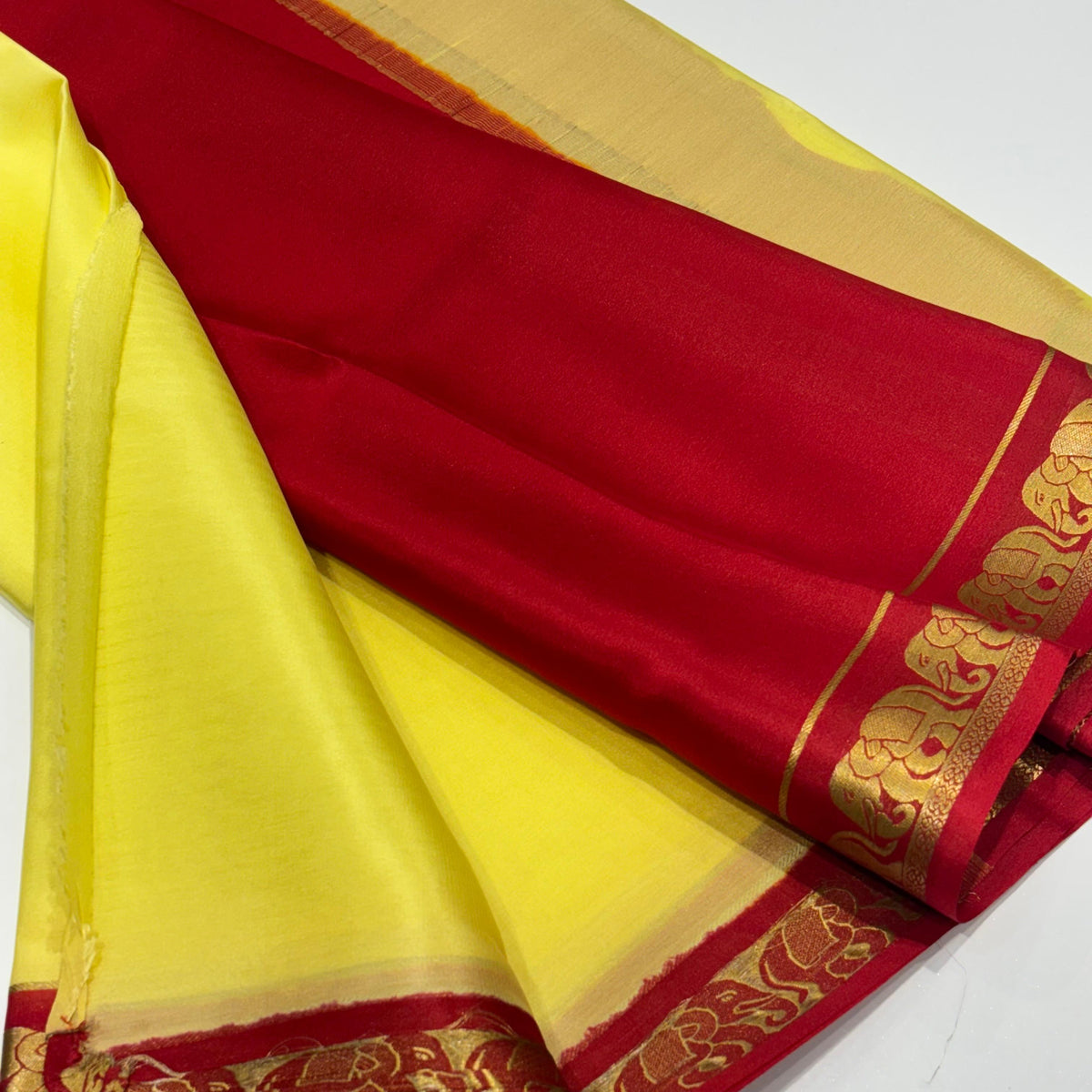 Pure Mysore Crepe Silk Saree