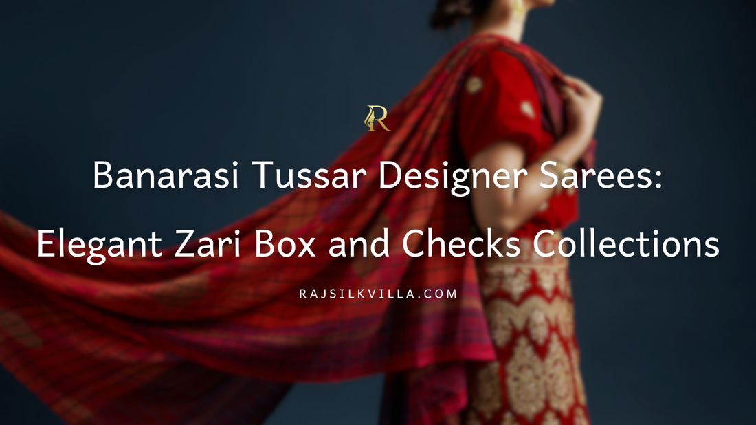 Banarasi Tussar Designer Sarees