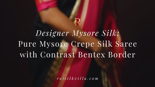 Pure Mysore Crepe Silk Saree