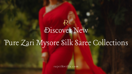 Pure Zari Mysore Silk Saree