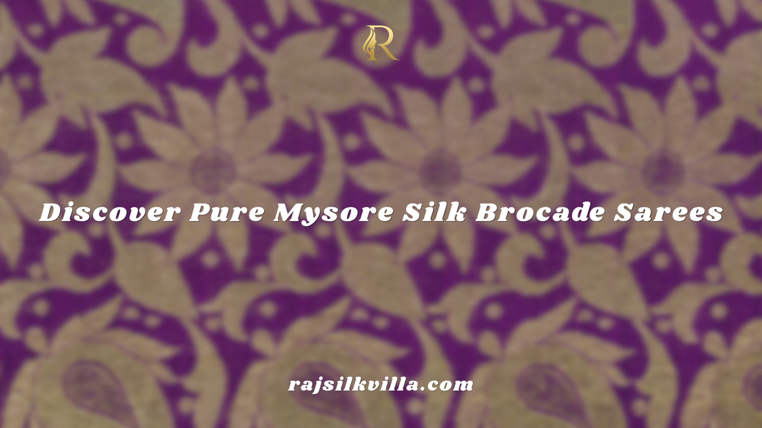 Pure Mysore Silk Brocade Sarees