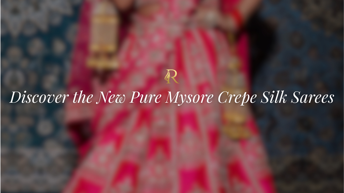 Pure Mysore Crepe Silk Sarees
