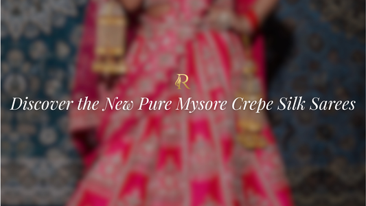 Pure Mysore Crepe Silk Sarees