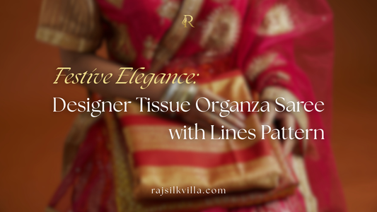 Designer Tissue Organza Saree
