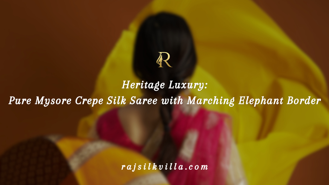 Pure Mysore Crepe Silk Saree