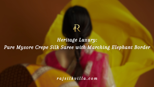 Pure Mysore Crepe Silk Saree