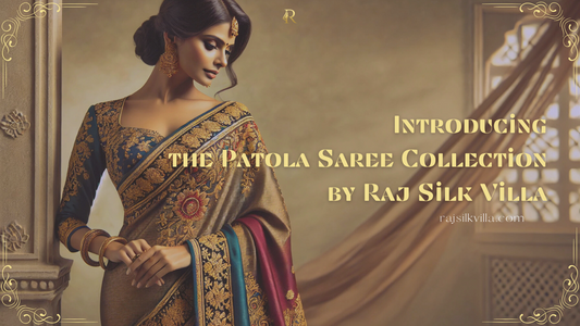 Introducing the "Patola Saree with Palki Border" Collection by Raj Silk Villa