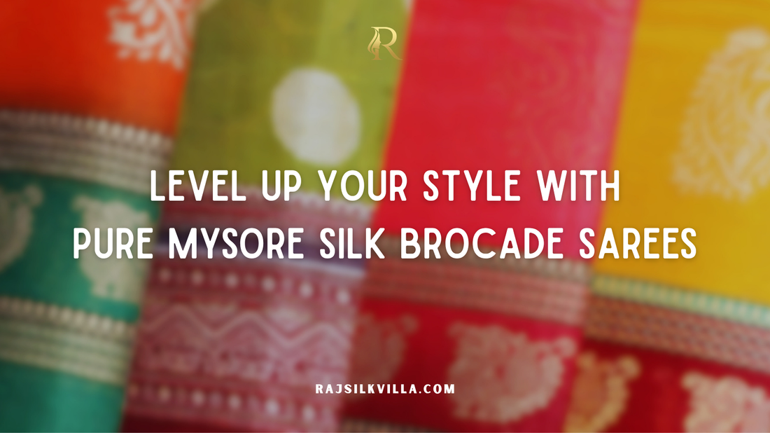 Pure Mysore Silk Brocade Sarees