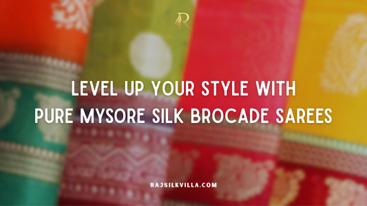 Pure Mysore Silk Brocade Sarees