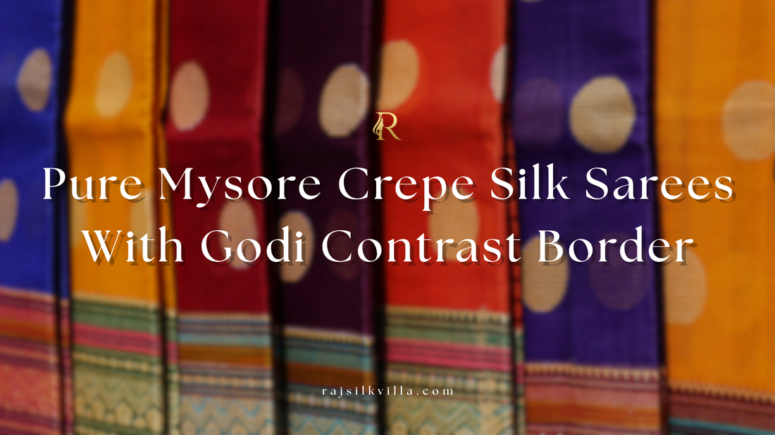 Pure Mysore Crepe Silk Sarees