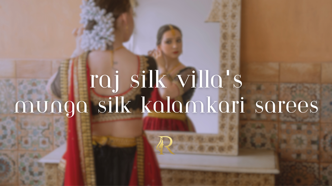 Munga Silk Kalamkari Sarees