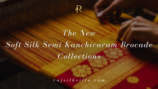 Soft Silk Semi Kanchivaram Brocade 