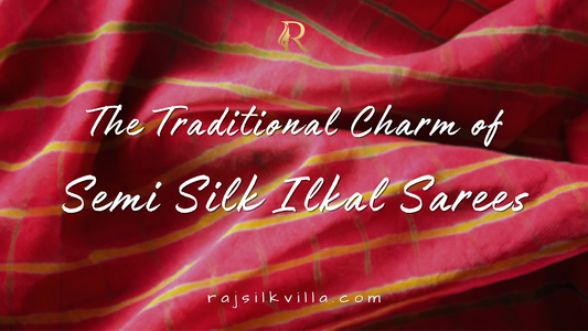 Semi Silk Ilkal Sarees
