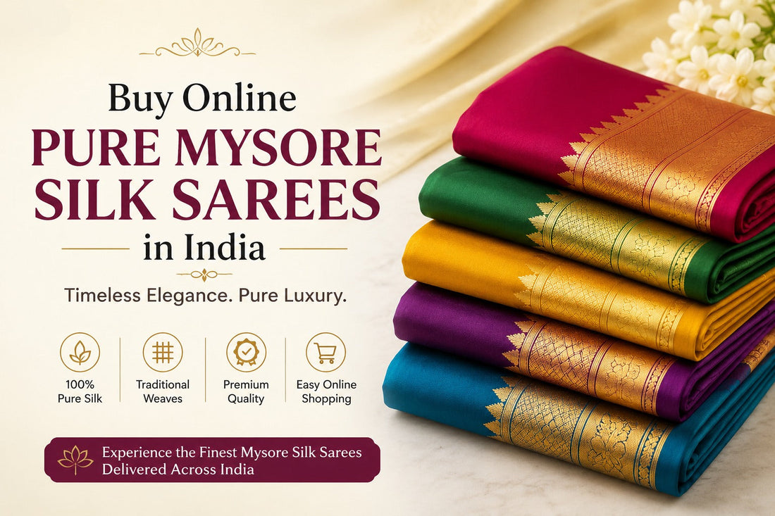 Pure Mysore Silk Sarees
