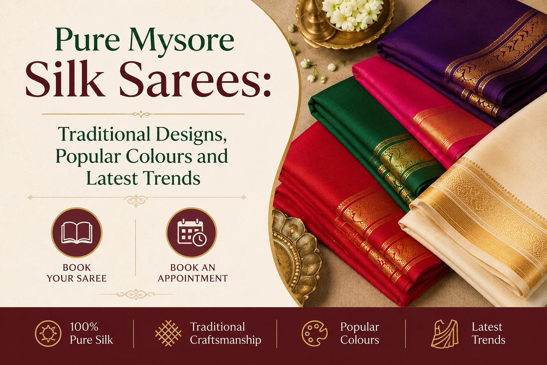 Pure Mysore Silk Sarees