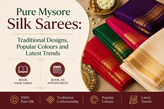 Pure Mysore Silk Sarees