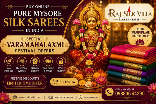 Pure Mysore Silk Sarees