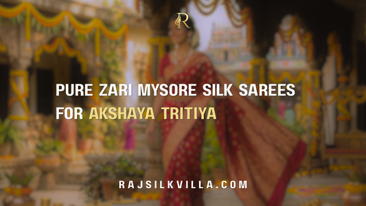 Pure Mysore Silk Sarees