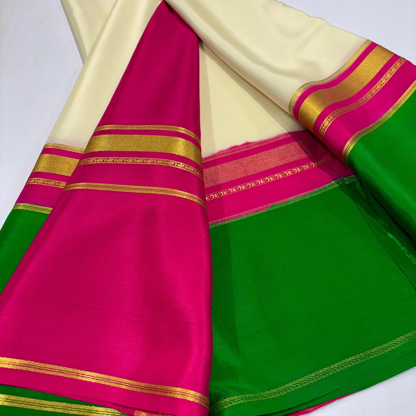 3D Mysore Silk Saree
