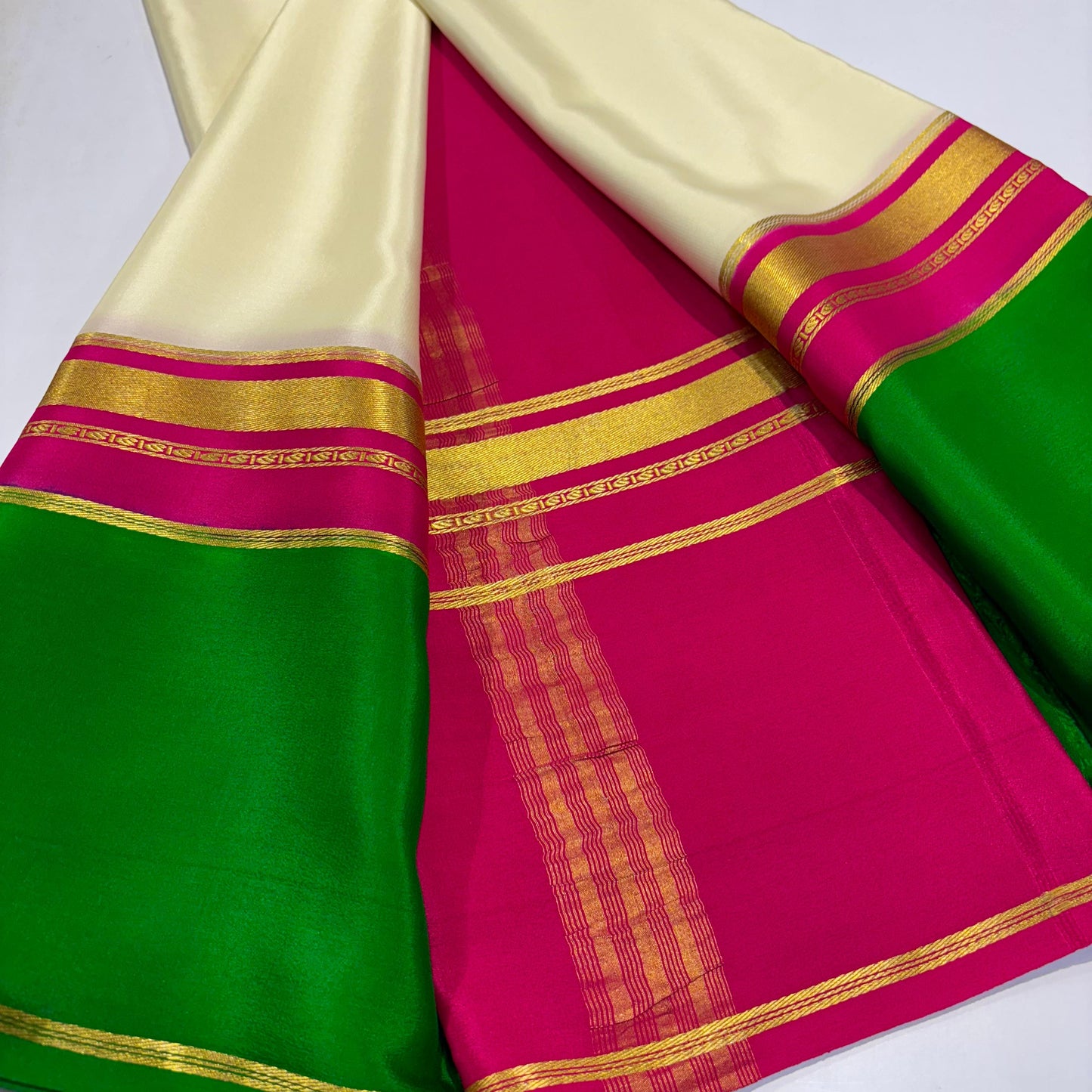 3D Mysore Silk Saree