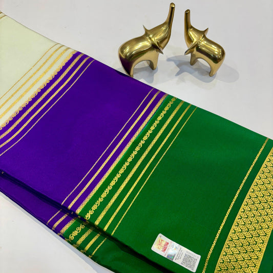 3D Mysore Silk Saree
