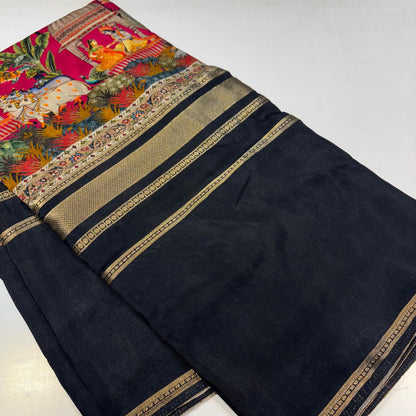 Semi Mysore Silk Saree
