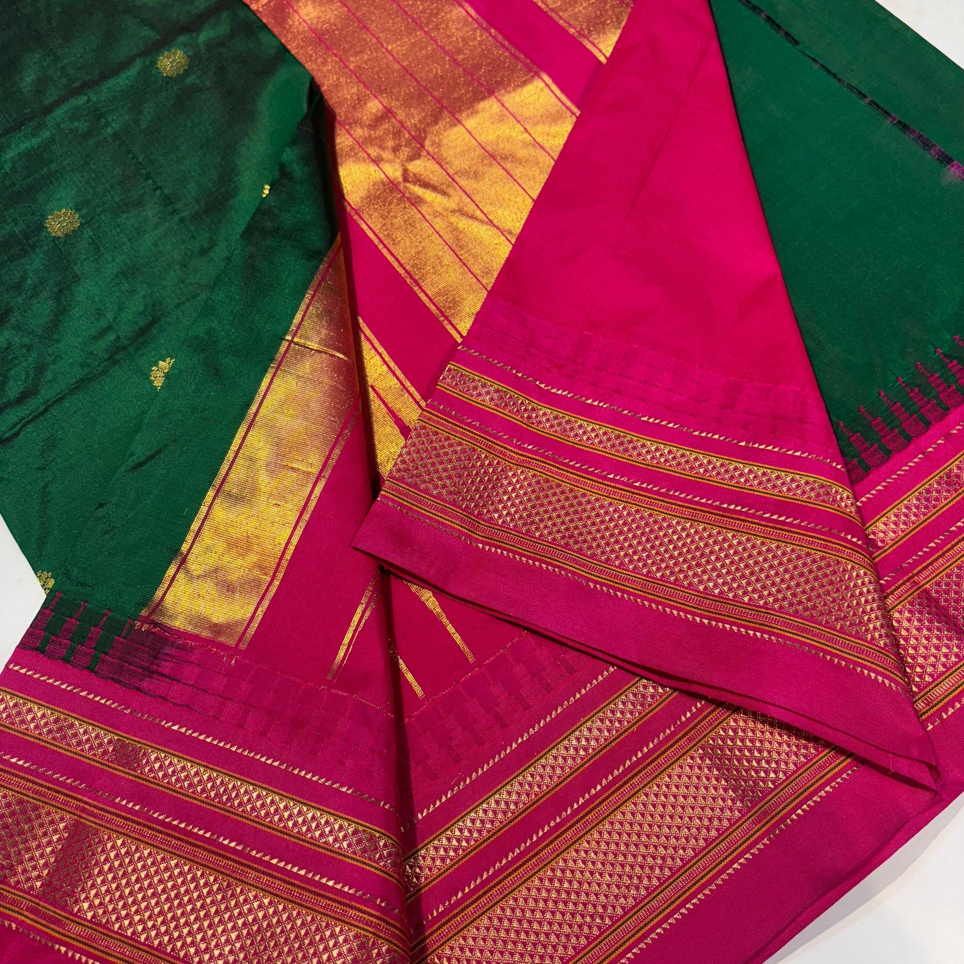 Pure Ilkal Silk Saree