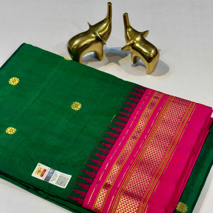 Pure Ilkal Silk Saree