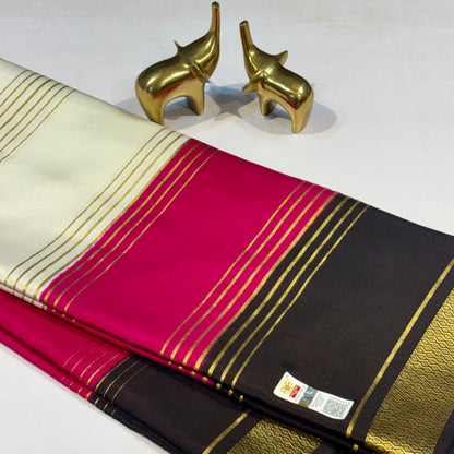 3D Mysore Silk Saree
