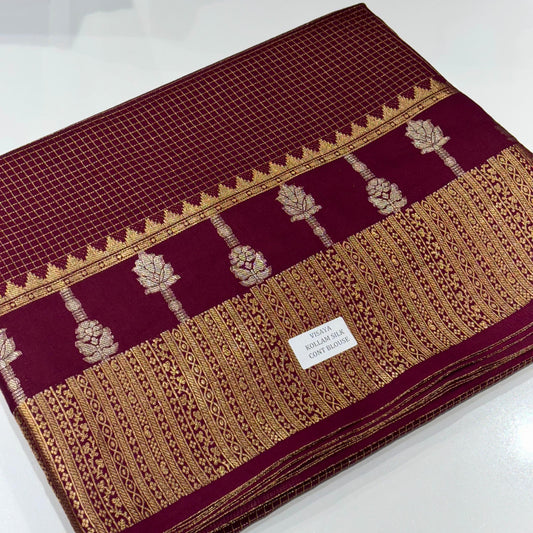 Vintage Mysore Crepe Saree
