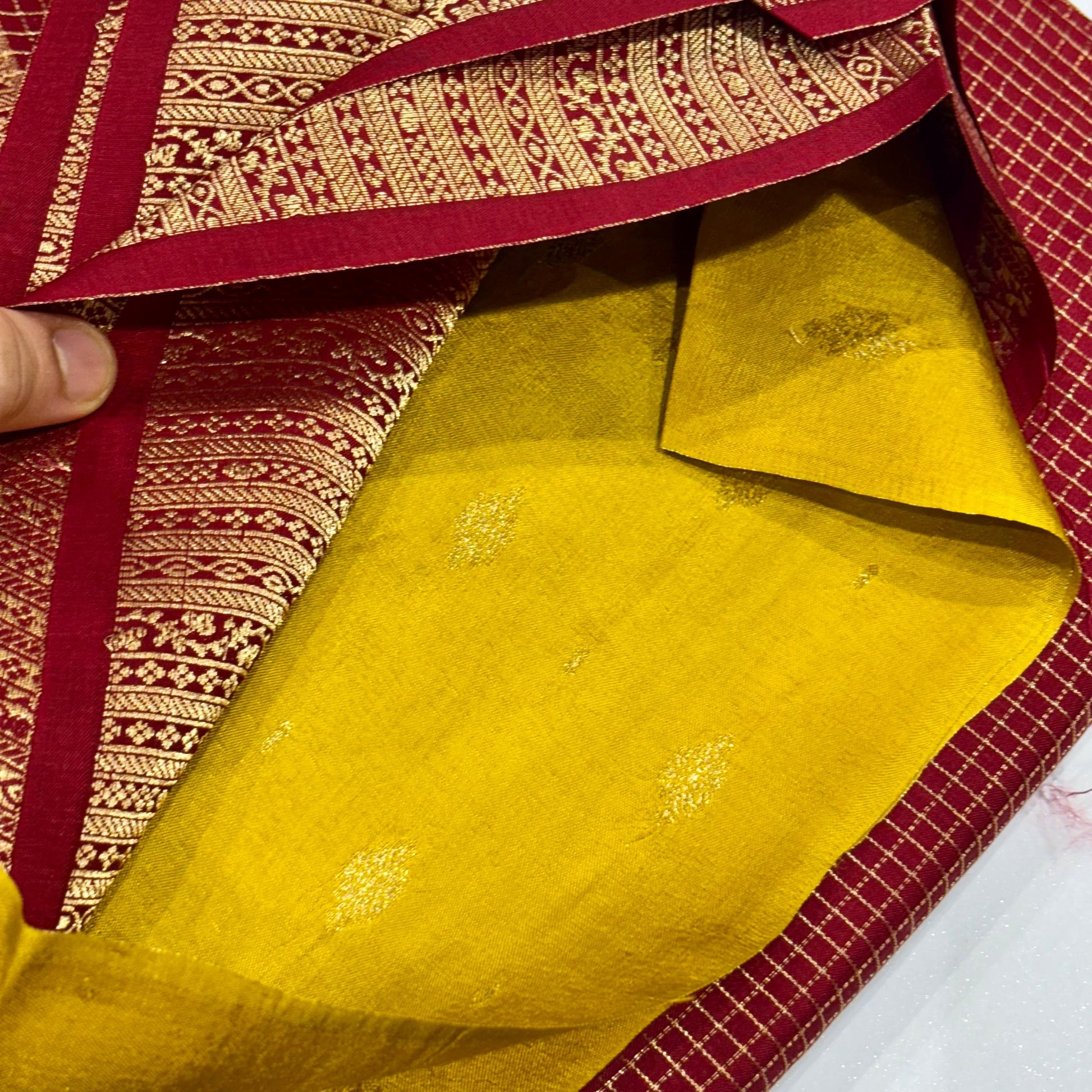 Vintage Mysore Crepe Saree