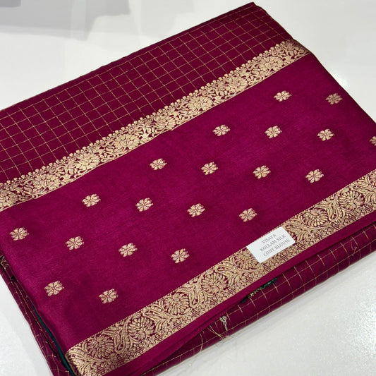Vintage Mysore Crepe Saree