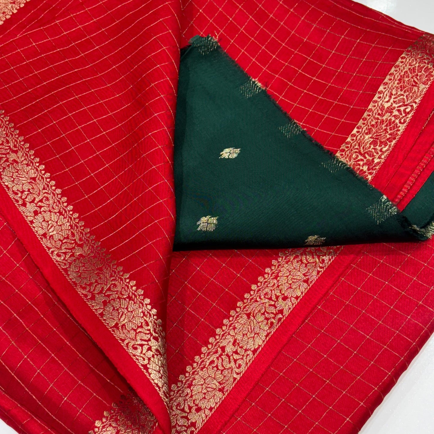 Vintage Mysore Crepe Saree