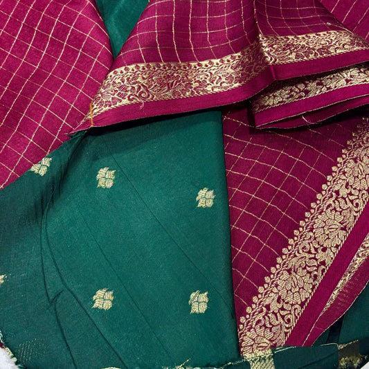 Vintage Mysore Crepe Saree
