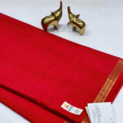Pure Zari Mysore Silk Saree