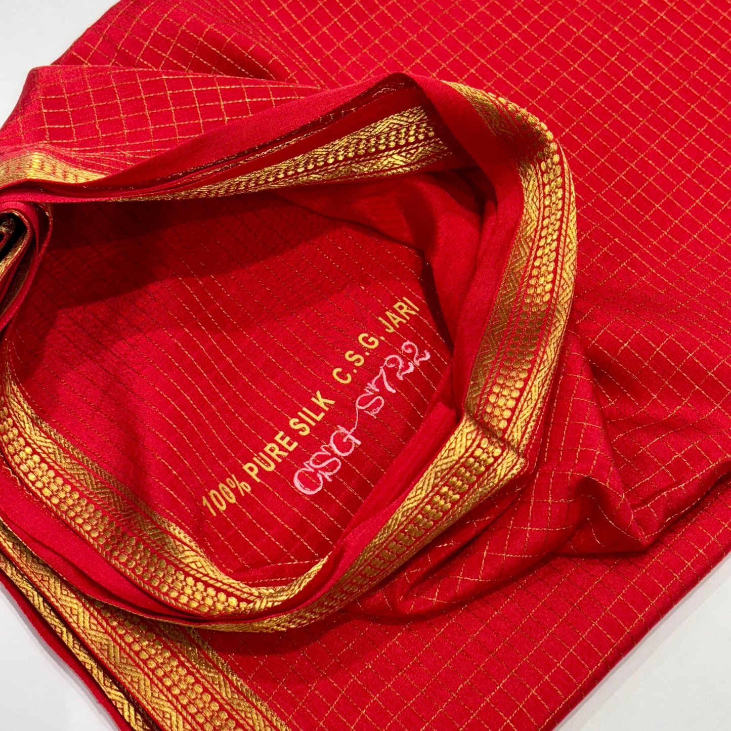 Pure Zari Mysore Silk Saree