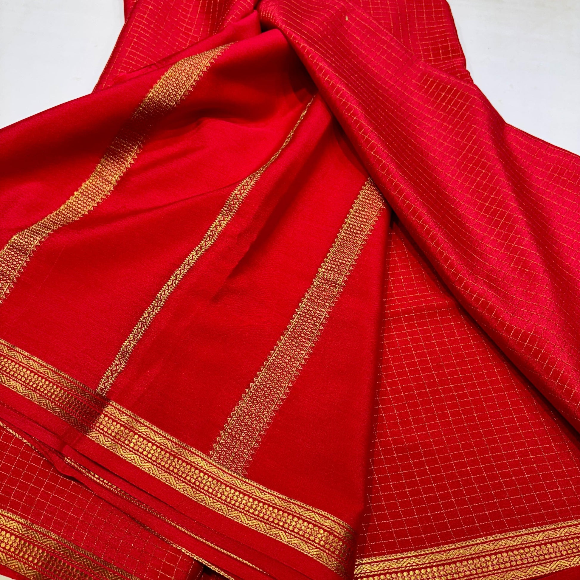 Pure Zari Mysore Silk Saree
