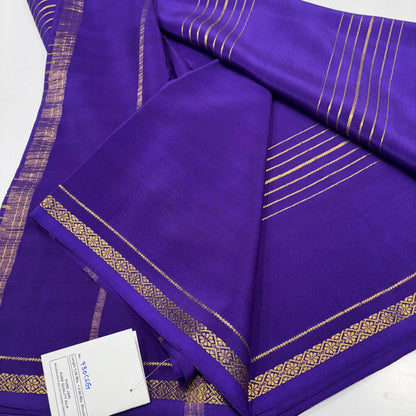 Pure Zari Mysore Silk Saree