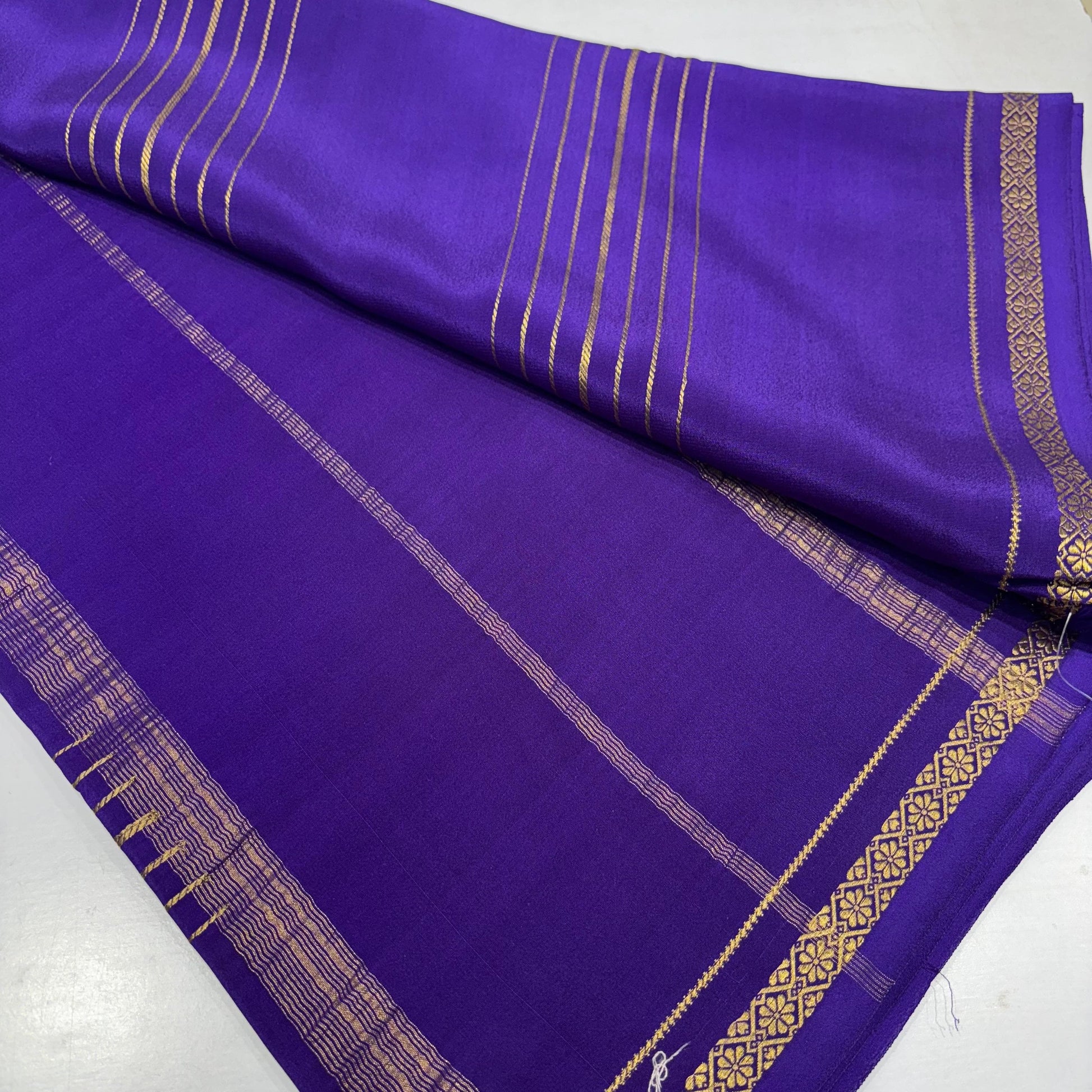 Pure Zari Mysore Silk Saree