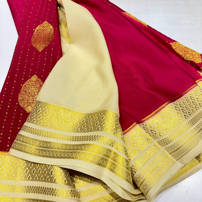 Pure Mysore Silk Saree