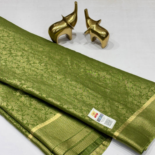 Brocade Pure Mysore Silk Saree