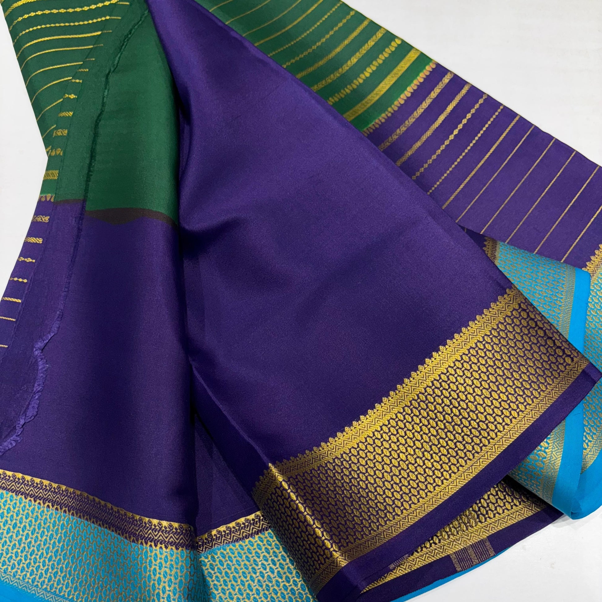 3D Mysore Silk Saree