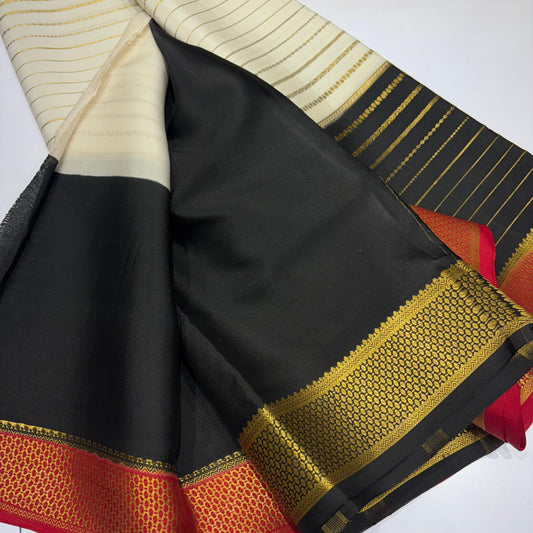 3D Mysore Silk Saree