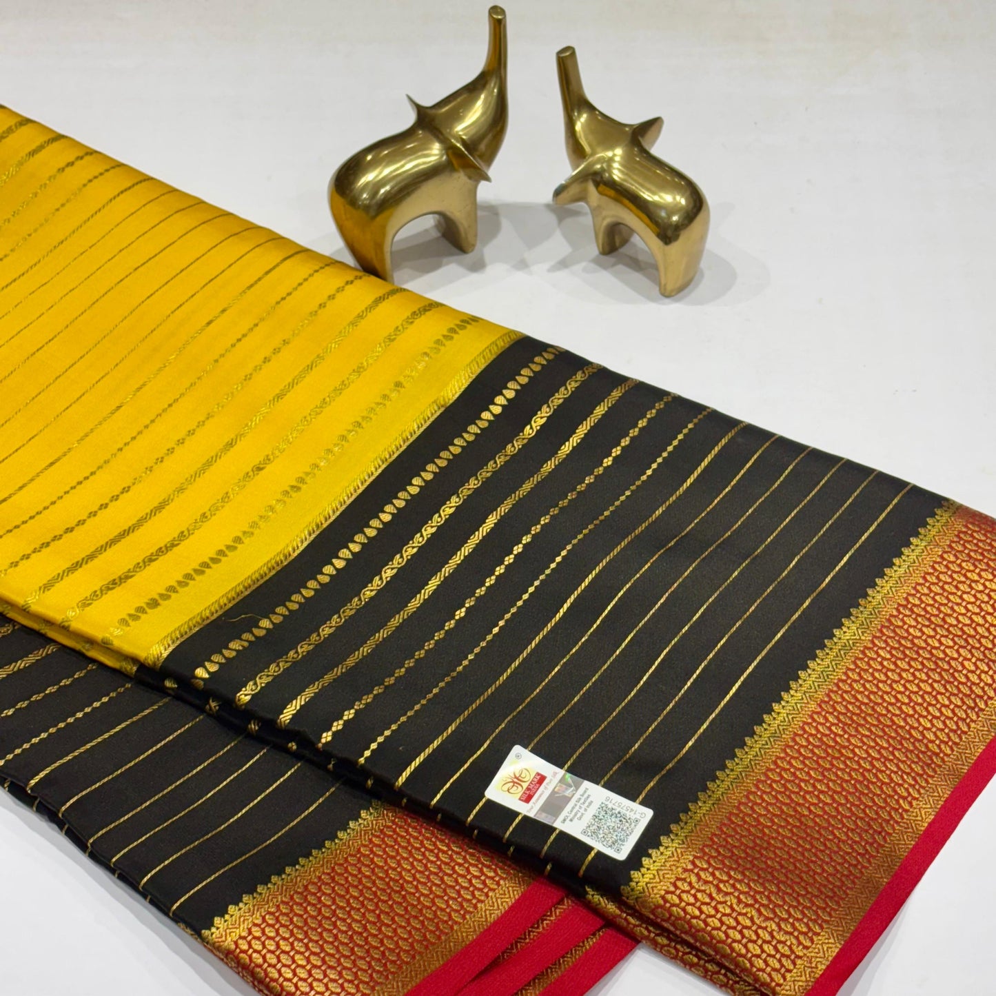 3D Mysore Silk Saree